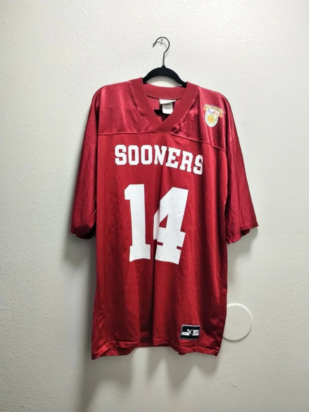 Puma Oklahoma Sooners #14 Football Jersey XL